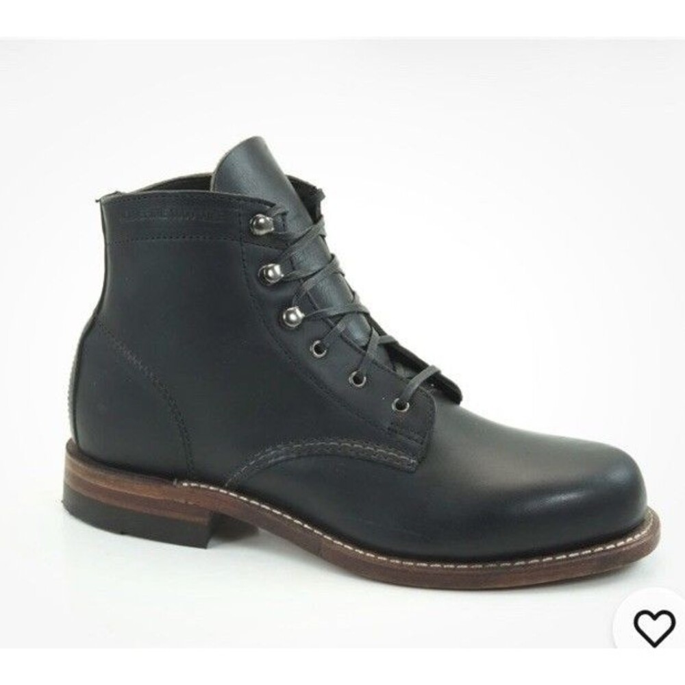 Wolverine 1000 Mile W05454 Womens Black Leather Ankle Boots 7.5